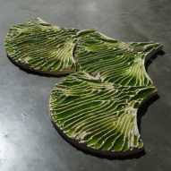 Algae tiles Indus by Bio-ID Lab at the London Design Festival 2019